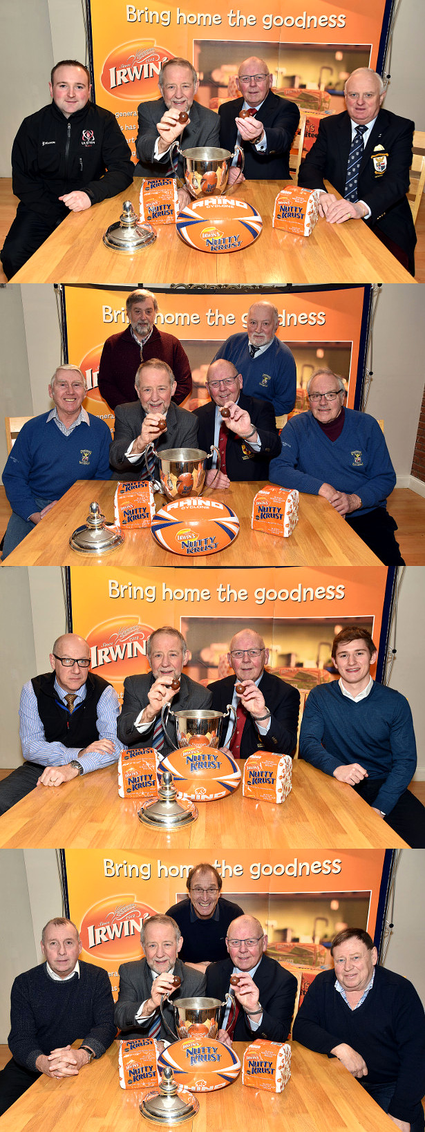 Launch and draw of 2016 Irwin's Nutty Krust Floodlit Rugby Tourrnament. Photo by Tony Hendron