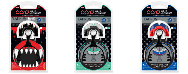 OPRO Platinum Mouthguard www.opromouthguards.com the ultimate self-fit elite level mouthguard. TWITTER | FACEBOOK | INSTAGRAM With over 20 years of experience and know-how behind the unique anatomical shape of OPRO’s self-fit mouthguards, […]