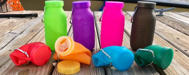 A silicone bottle - Bubi Bottle