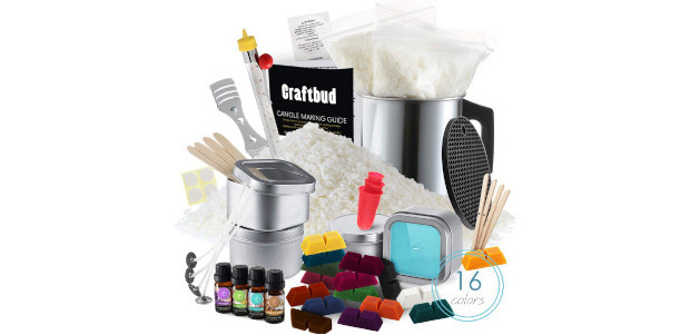CraftBud Candle Making Kit – 52 Pieces Soy Candle Making Kit – Complete Candle Maker Kit – Best Candle Maker Kit for Adults and Beginners – Candle Kit with 16 […]