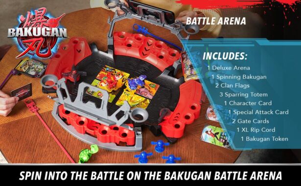 CHRISTMAS GIFT: BAKUGAN Battle Arena with Exclusive Special Attack  Dragonoid, Customisable, Spinning Action Figure and Playset, Kids' Toys for  Boys and Girls 6 and up
